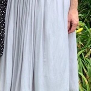 Uniqlo Light Gray Maxi Skirt